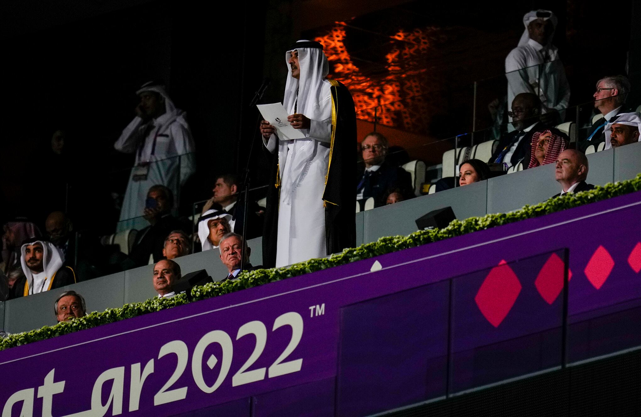 En imágenes :  inauguración de la copa del mundo Qatar 2022