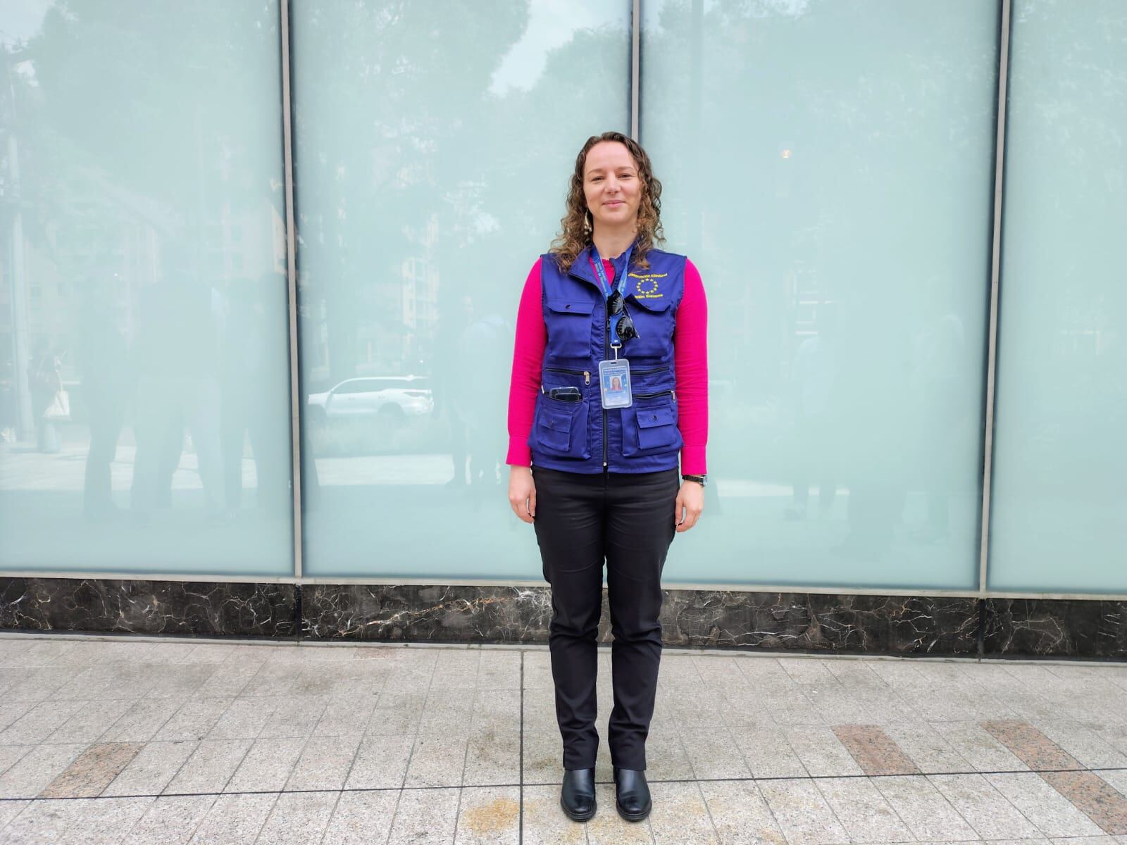 Marcela Masková, experta independiente de la República Checa. Es su primera vez en Colombia