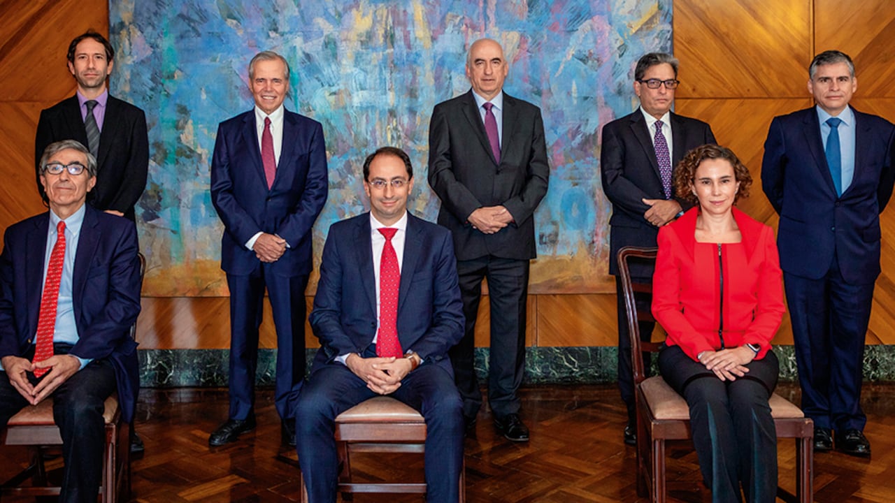 Integrantes de la Junta del Banco de la República.
