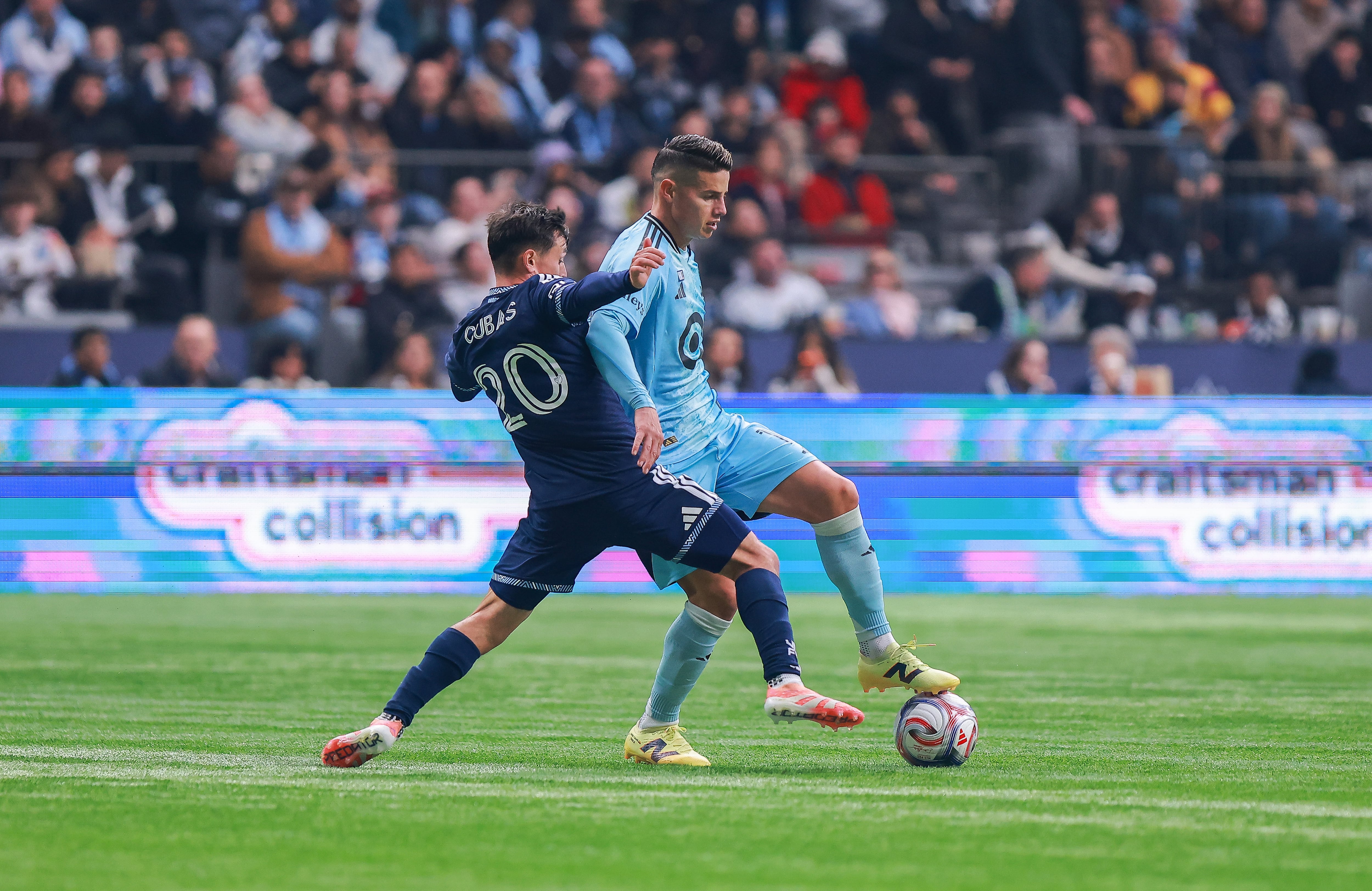 James Rodríguez llevando los hilos de Minnesota United en la MLS.