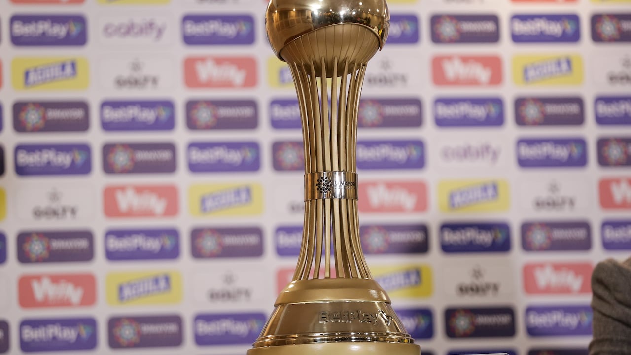 Este es el trofeo que se entrega al campeón de la Liga Betplay.