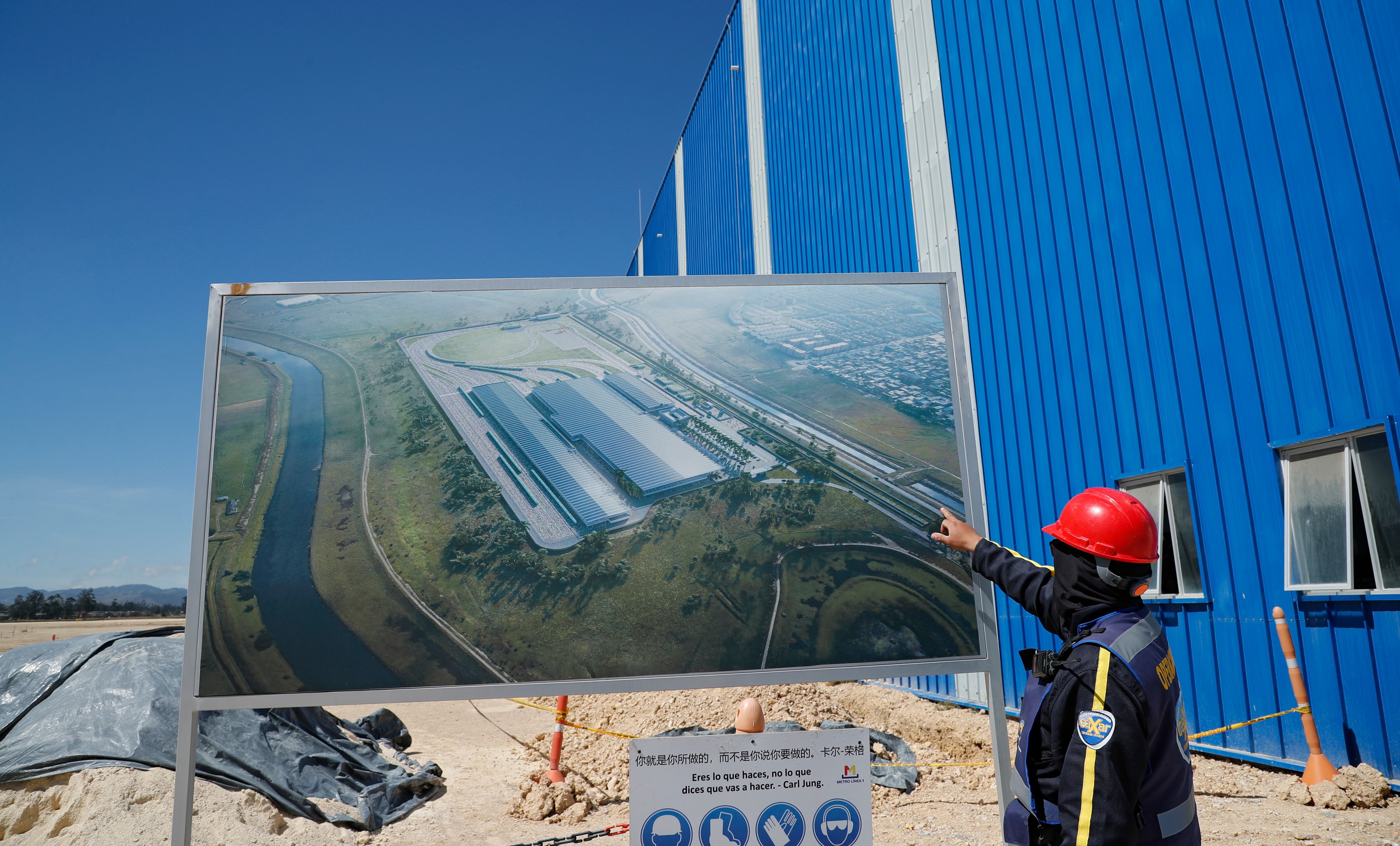 Patio Taller de la Primera Línea del Metro de Bogotá ubicado en la localidad de Bosa
Bogota enero 21 del 2024
Foto Guillermo Torres Reina / Semana