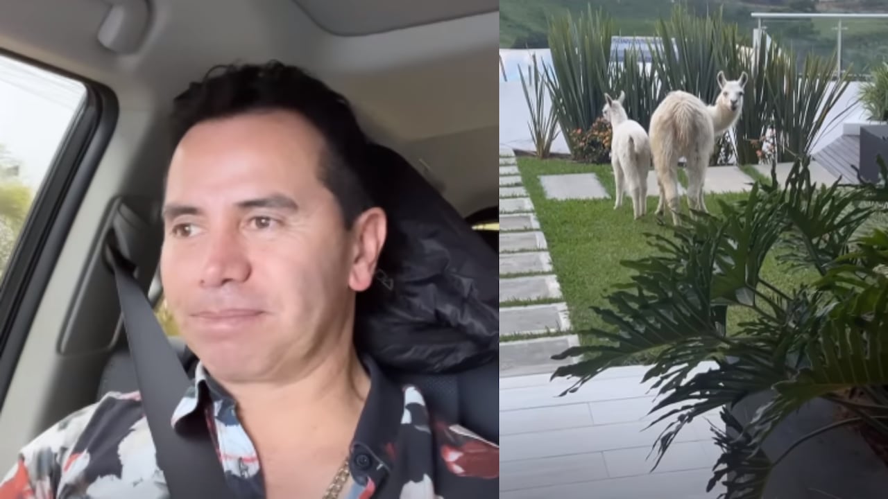 Jhonny Rivera mostró en redes sociales la asombrosa vista que tiene en su finca.