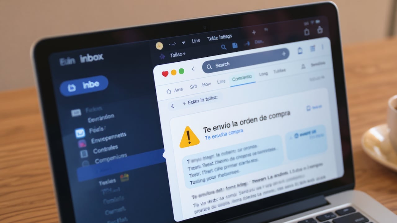 Los delincuentes simulan enviar una supuesta orden de compra, a través de un correo electrónico “casi idéntico” a los correos empresariales oficiales;