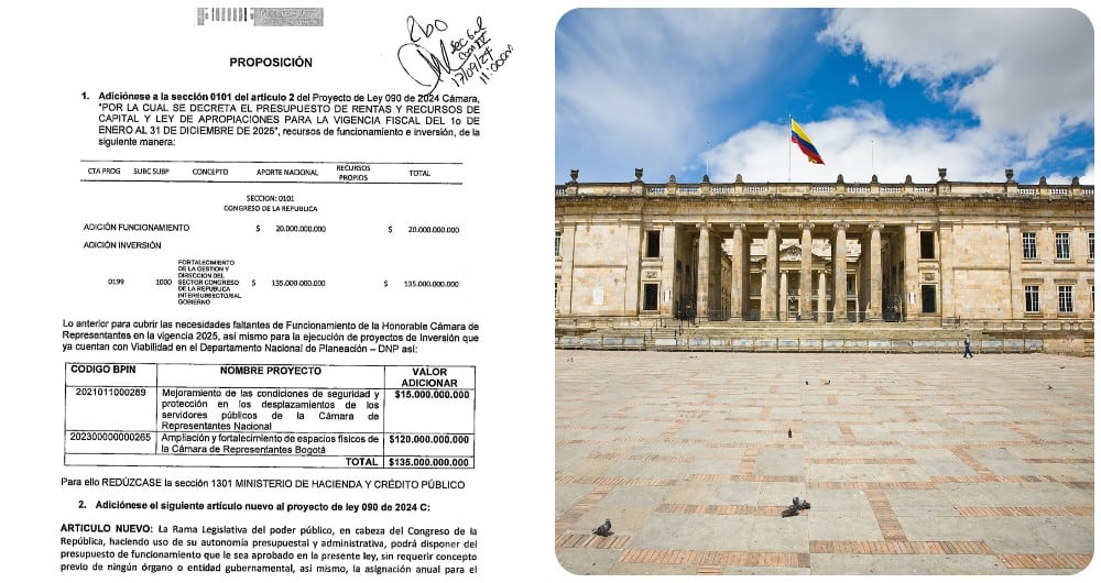 Esta es la resolución que habla de la construcción de un nuevo edificio para el Congreso.