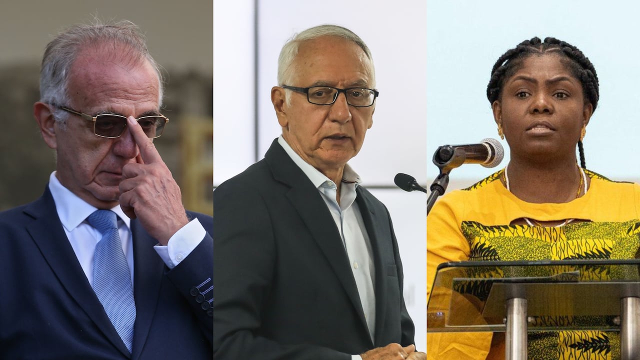 De izquierda a derecha: Iván Velásquez, Guillermo Jaramillo y Francia Márquez.