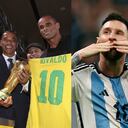 Ronaldo, Cafu, Rivaldo y Messi. Qatar 2022.