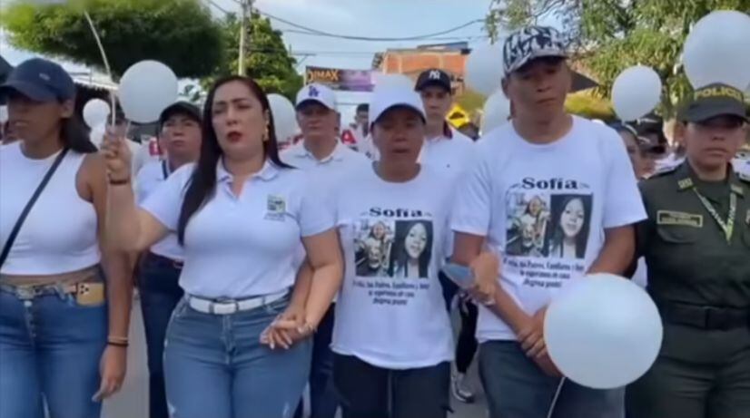 Marcha de Sofía Delgado