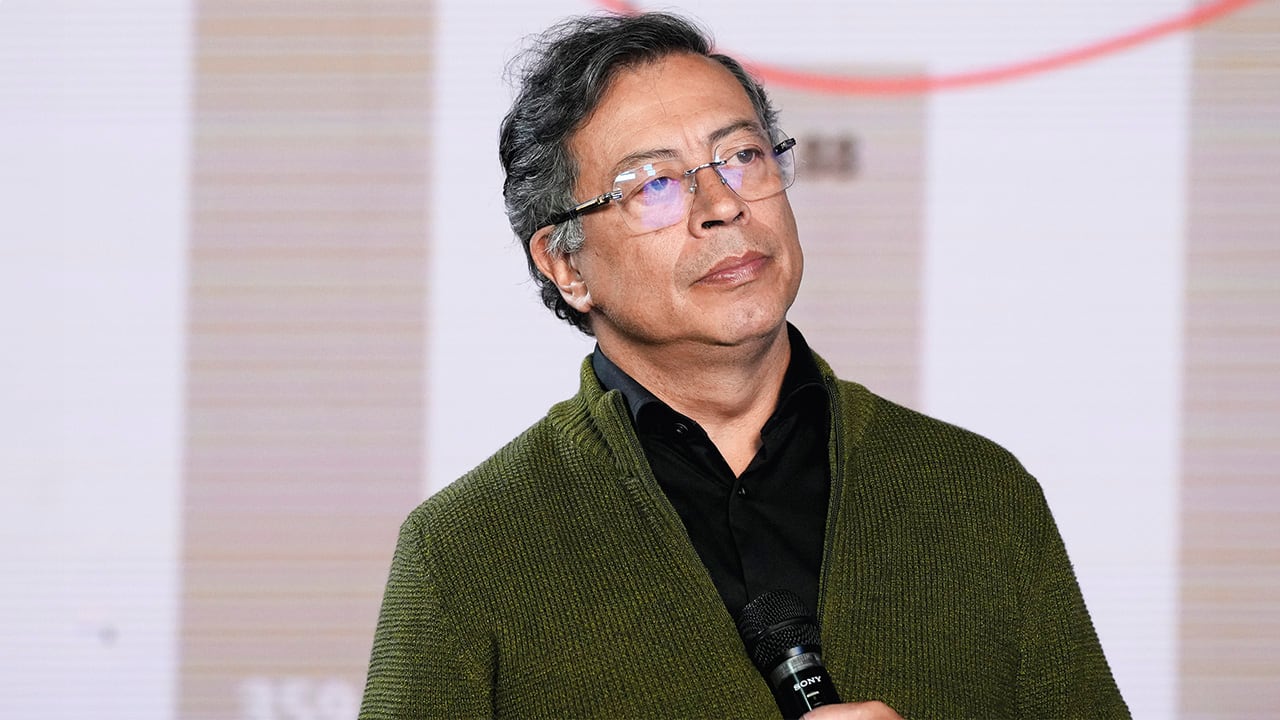 Gustavo Petro, presidente saliente de la República.