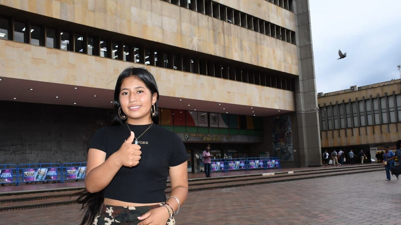 Mirian Uni Anacona tiene 16 años.