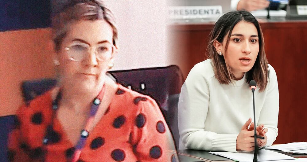   Con la finalidad de recuperar el dinero hurtado a Laura Sarabia, los fiscales Marbel Morales (izq.) y Óscar Gutiérrez fueron engañados, por hombres de la Dijín, con informes llenos de mentiras.