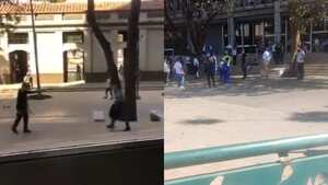 Un bebé de cuatro meses resultó herido.