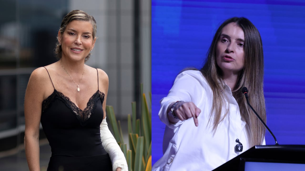 Ángela Benedetti y Paloma Valencia.