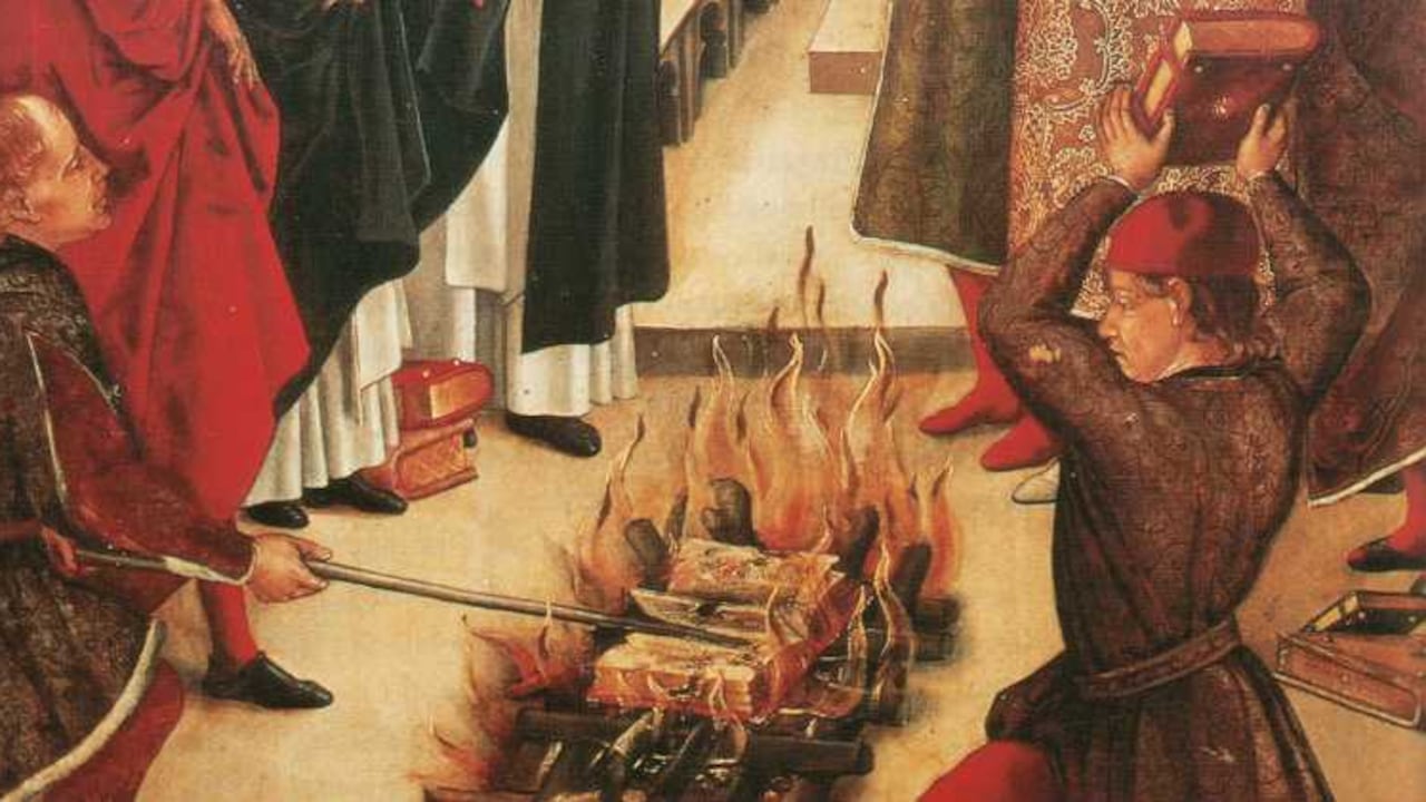 Cuadro del siglo XV de Pedro Berruguete.