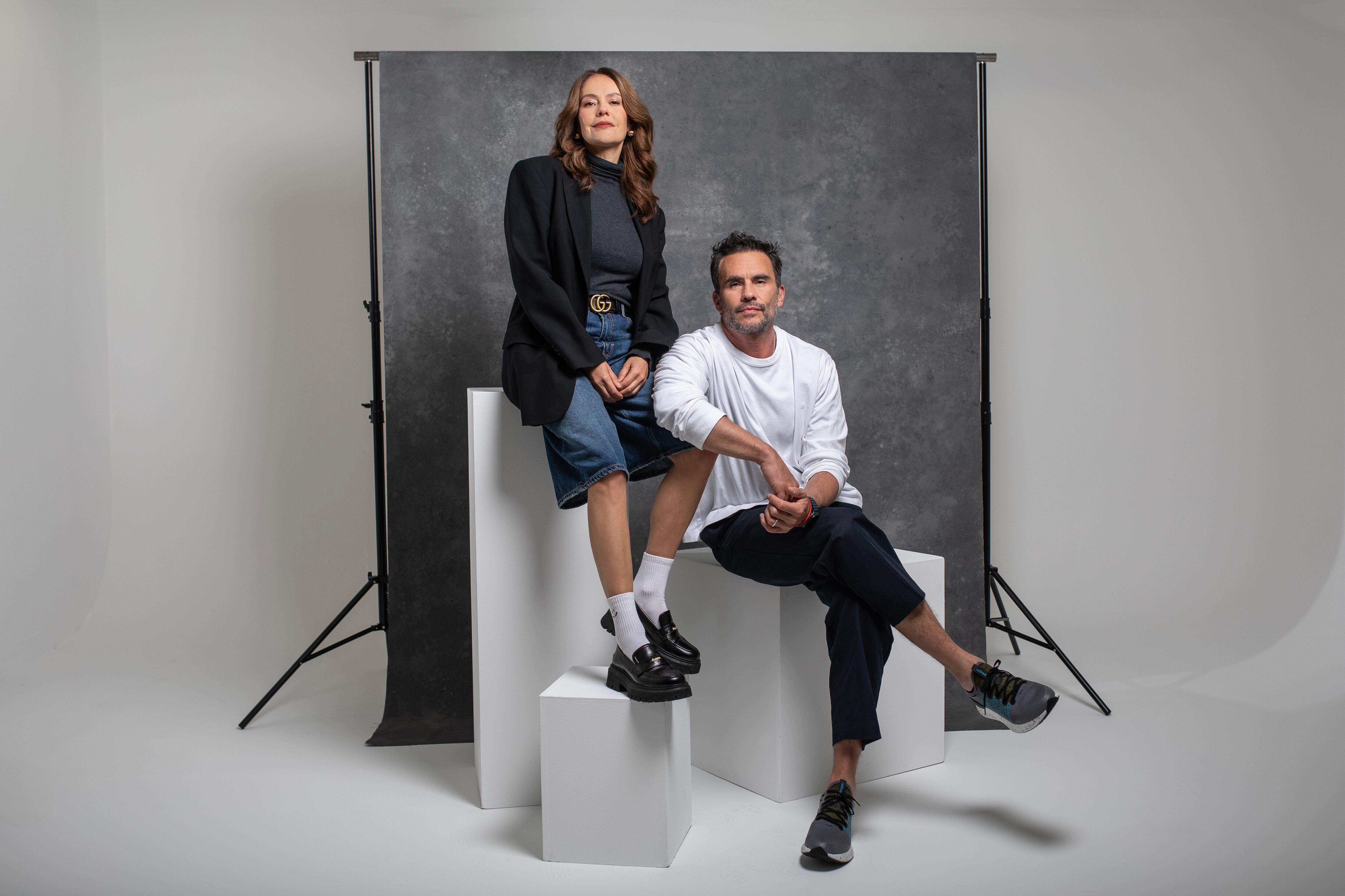 Juan Pablo Raba y Cristina Umaña