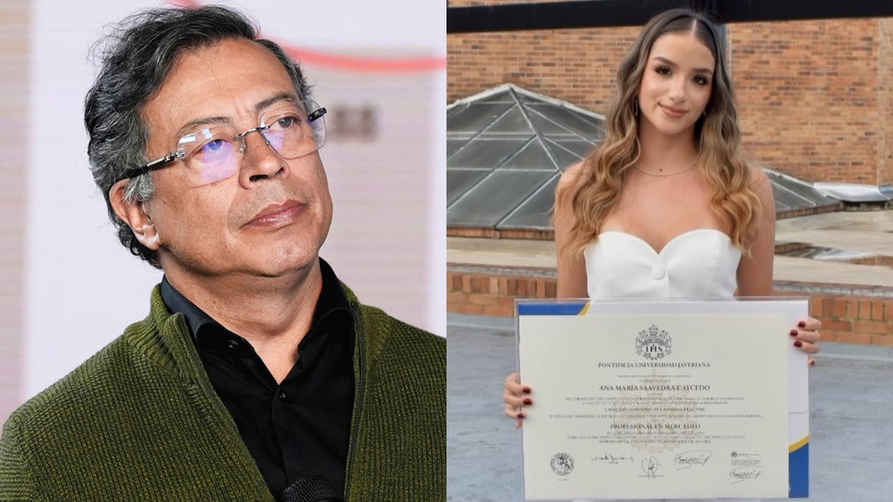 Gustavo Petro y Ana María Saavedra.