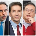 Armando Benedetti, Luis Pérez, Gustavo Petro, Alfredo Saade, Roy Barreras.