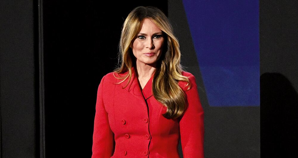 Exprimera dama de Estados Unidos, Melania Trump.