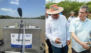 El equipo puede cambiar agua dulce muy contaminada a agua potable.