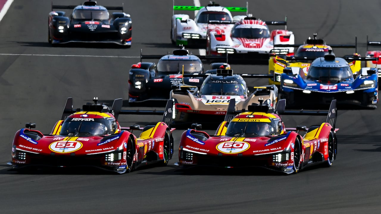 Momento de la competencia del WEC en Qatar.