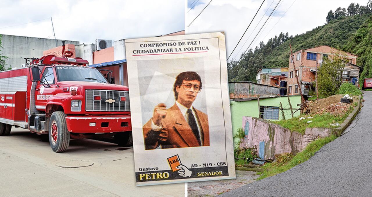 Un carro de bomberos usado fue lo único que donó Petro a Ciénaga de Oro cuando fue alcalde de Bogotá. En Zipaquirá fundó el barrio Bolívar 83.
