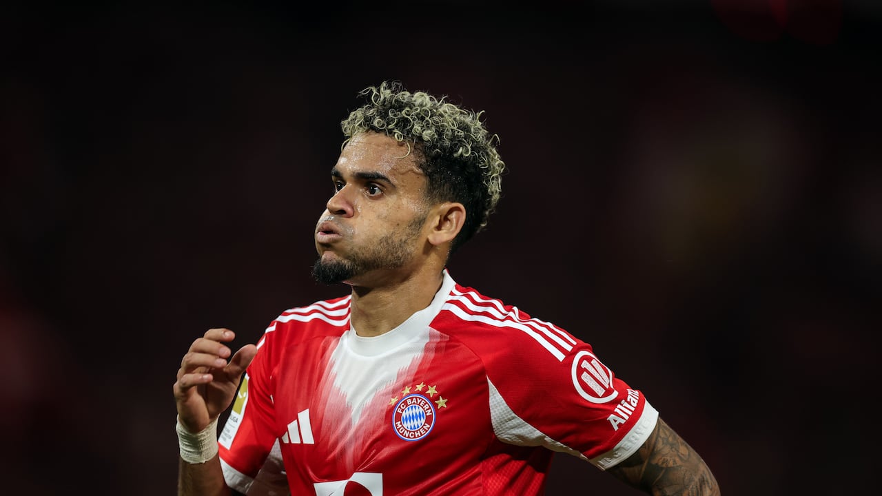 Luis Díaz, jugador del Bayern Múnich, de Alemania