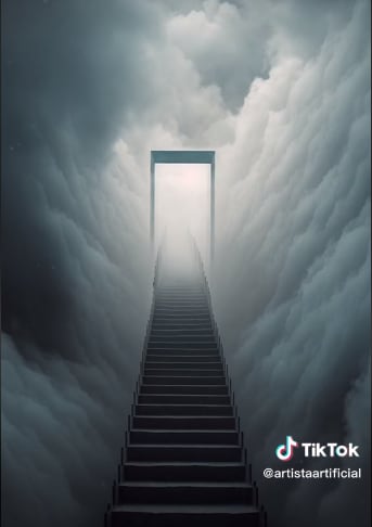 El limbo, según la representación de una inteligencia artificial.