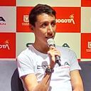 Egan Bernal en la presentación de su Gran Fondo, a disputarse en Bogotá.
