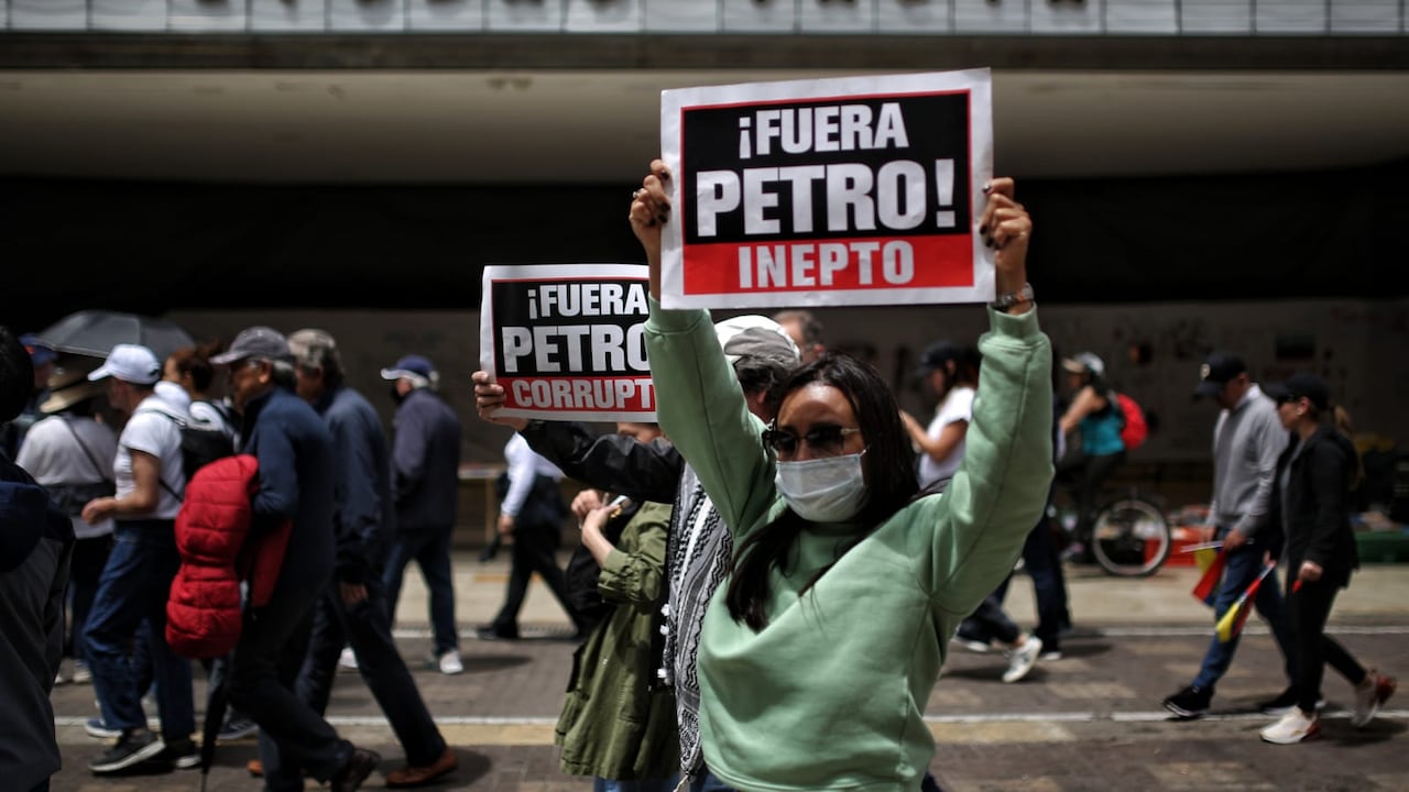 Marchas convocadas por la oposición en contra del Gobierno 15 febrero