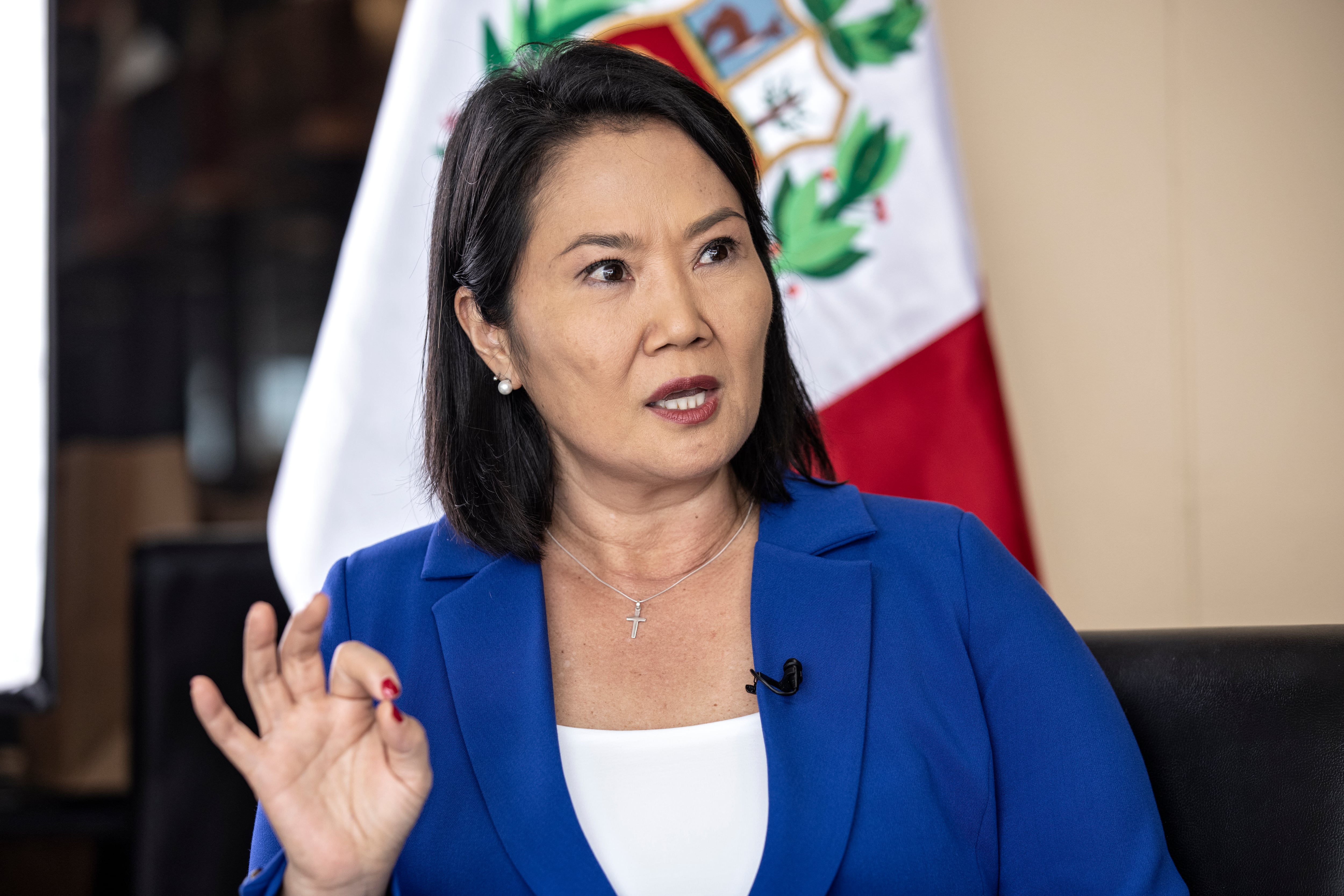 Keiko Fujimori, presidenta electa de Perú.
