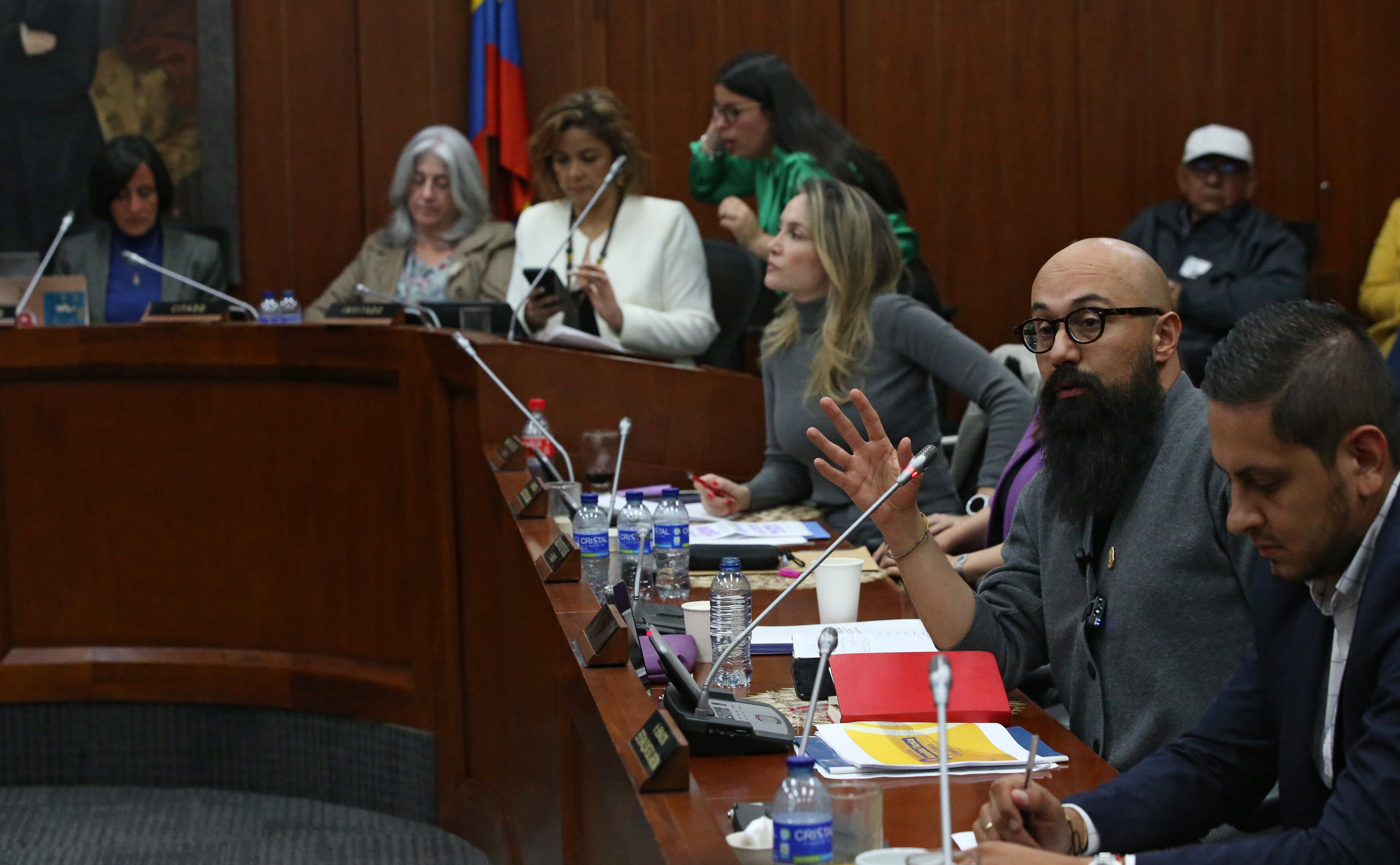 Carlos Carrillo director de la Unidad Nacional para la Gestión del Riesgo 
Debate de control político sobre la situación en La Mojana convocado por la Comisión Sexta del Senado
Bogota mayo 21 del 2024
Foto Guillermo Torres Reina / Semana