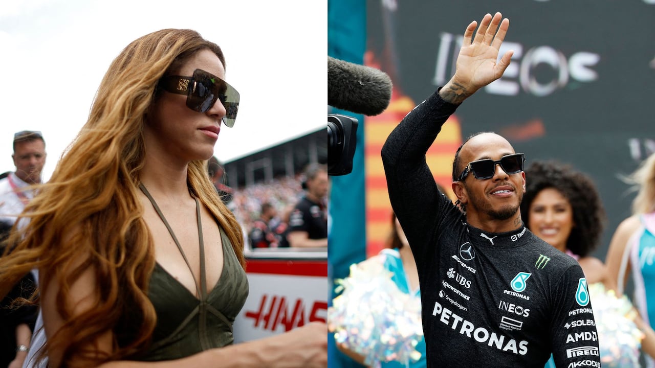 Hay rumores sobre una posible relación entre Lewis Hamilton y Shakira.