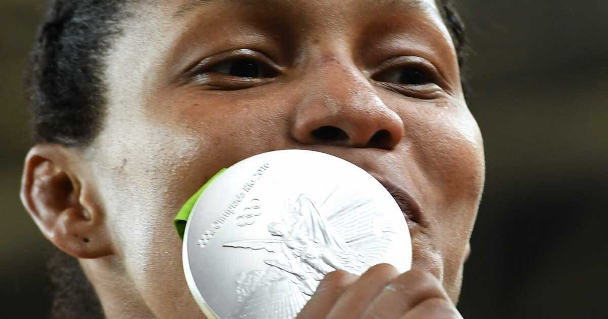 La alegría de Yuri con su medalla de plata. Foto: Toshifumi Kitamura / AFP