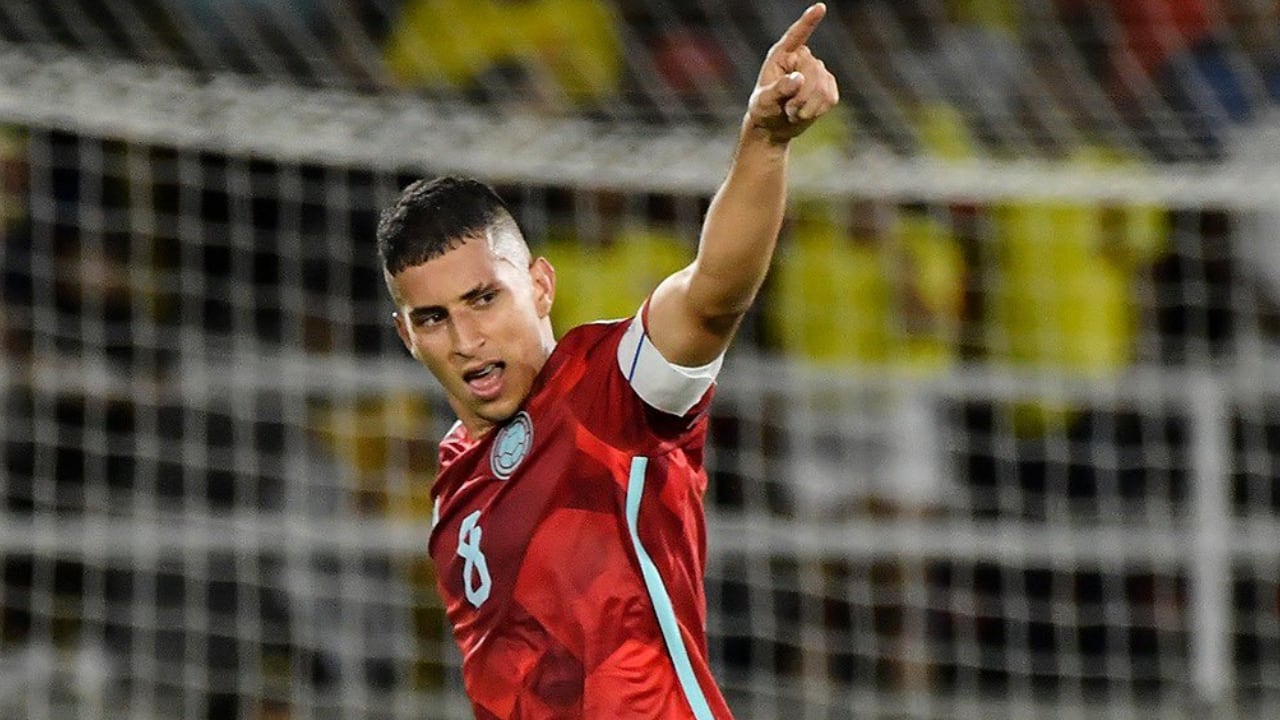 Gustavo Puerta es el capitán de la Selección Colombia en el Sudamericano Sub-20