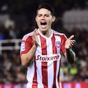 James fue titular este domingo en el clásico griego