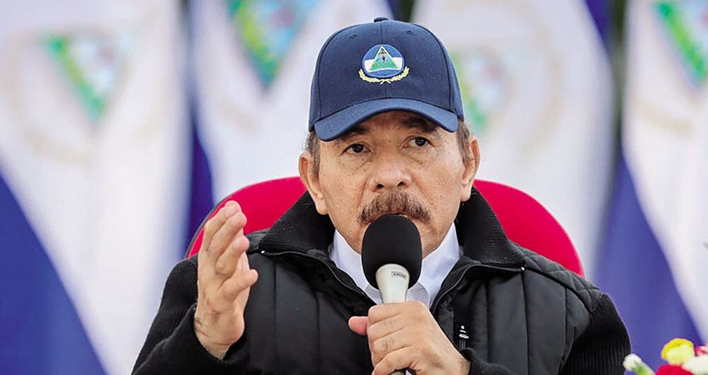 Daniel Ortega, presidente de Nicaragua. 