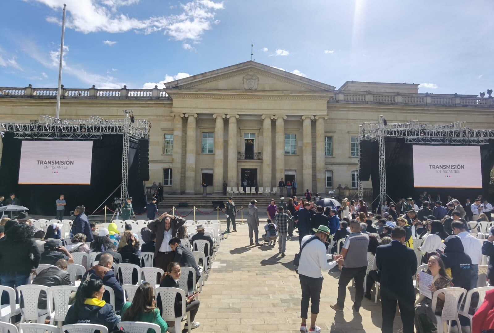 Plaza de armas de la Casa de Nariño