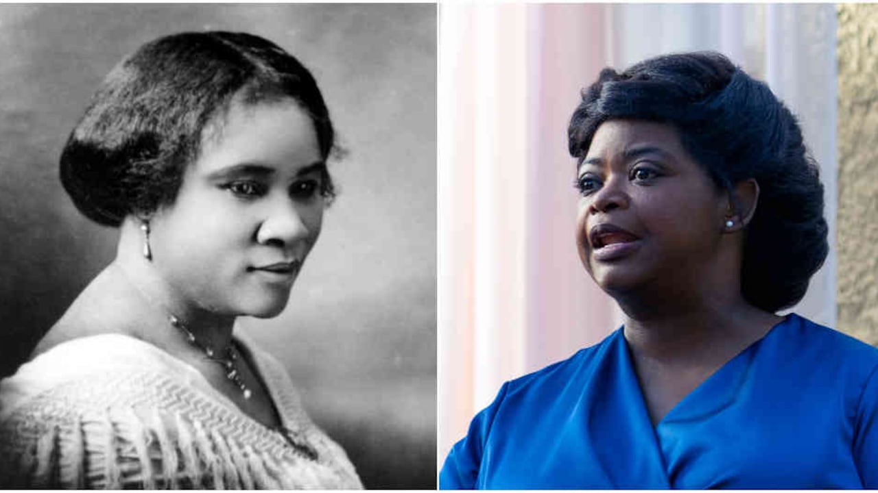 Octavia Spencer interpreta a Madam C.J Walker en la serie de Netflix.