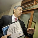 JUAN CARLOS ABADIA EXGOBERNADOR DEL VALLE DEL CAUCA, QUIEN FUE DESTITUIDO POR USAR SU CARGO PARA FAVORECER EN LA CAMPAÑA PRESIDENCIAL A ANDRES FELIPE ARIAS. (COLPRENSA)