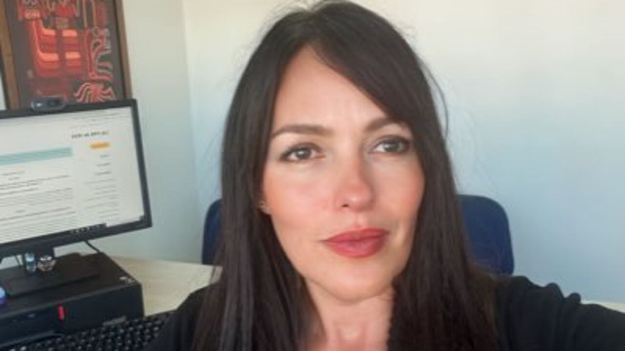 La fiscal Angélica Monsalve.