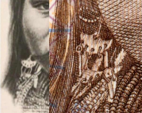 Gildardo Adolfo Tovar comparó la foto original de Mauricio Pardo, tomada en 1986, y la comparó con el billete expedido en 1992 por el Banco de la República