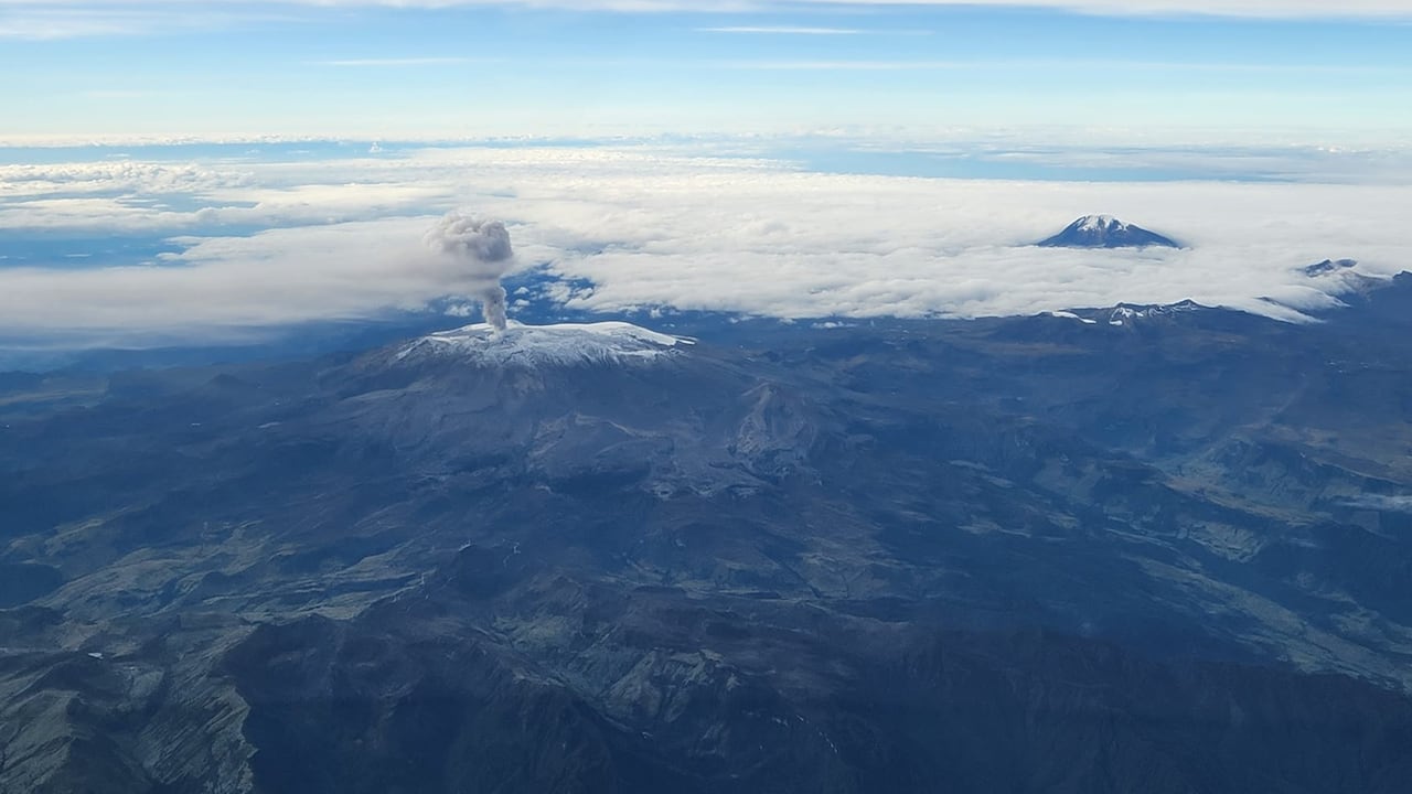 Volcán Nevado del Ruiz, abril 10 del 2023.