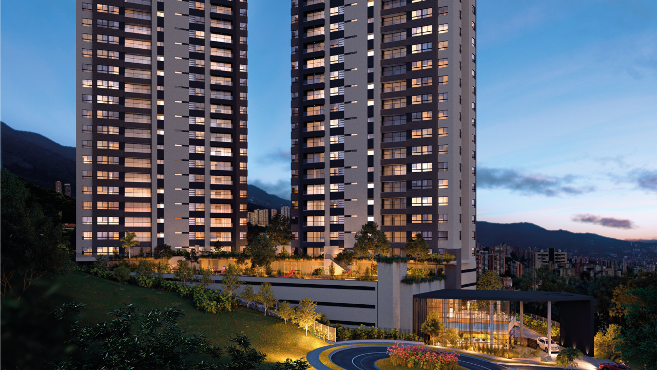 En el Poblado, Medellín, proyecto exclusivo Leven Apartamentos.