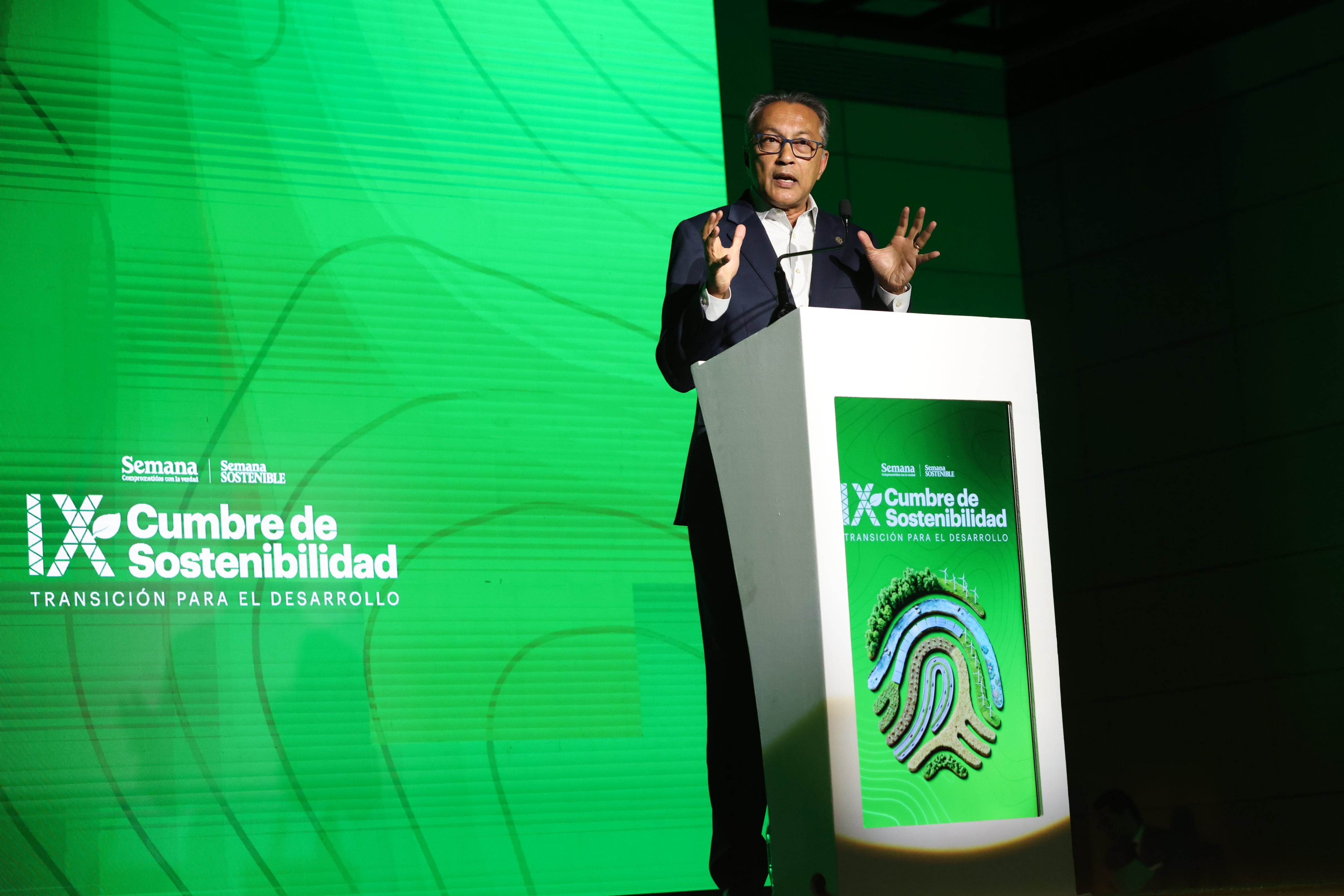 Ani Dasgupta, presidente y director ejecutivo del Instituto de Recursos Mundiales (WRI)
Cumbre de sostenibilidad
Foto: Guillermo Torres Reina