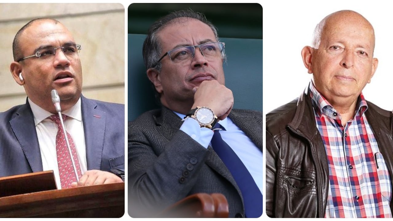 Antonio Correa, Gustavo Petro, Otty Patiño.