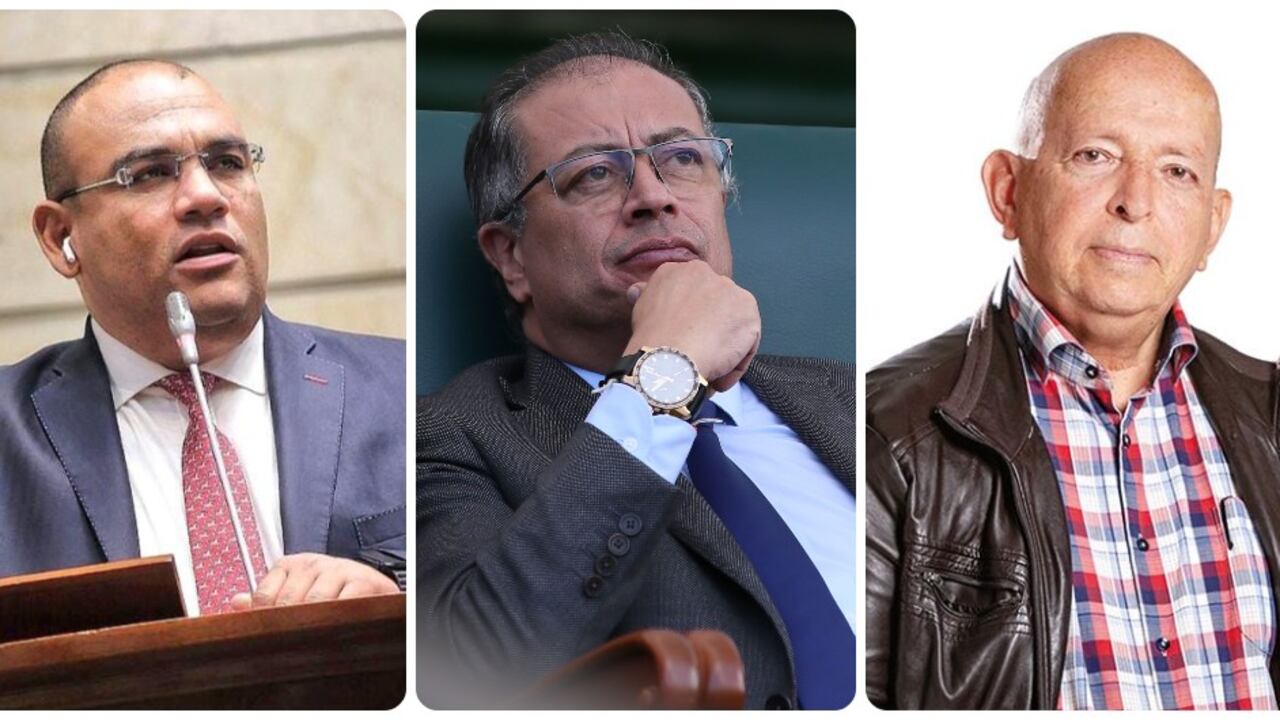 Antonio Correa, Gustavo Petro y Otty Patiño.