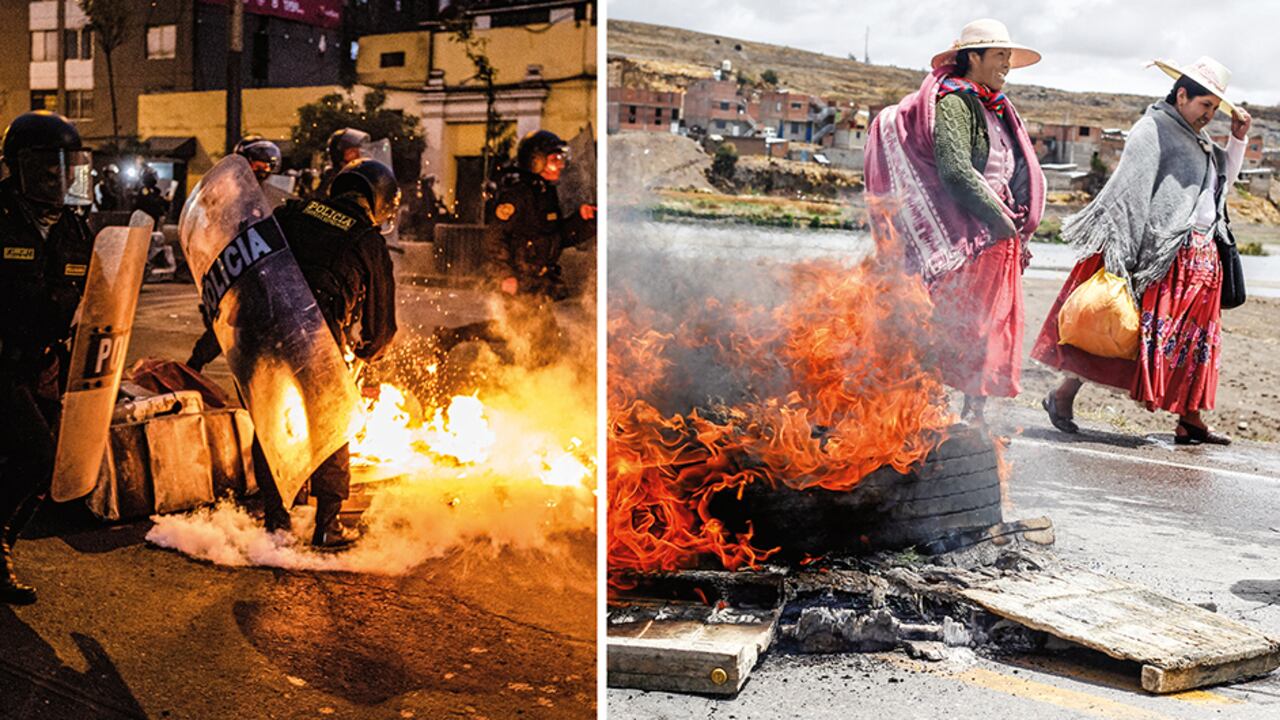 Las protestas de los seguidores de Pedro Castillo paralizan al país y dejan varios muertos. Argumentan que el mandatario fue sacado de su cargo injustamente.