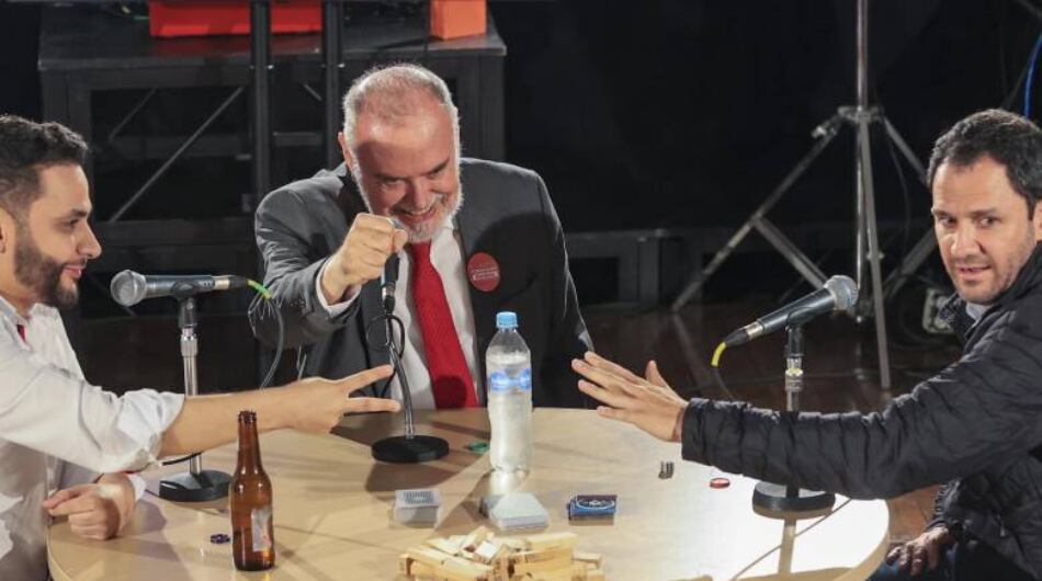 Lucas Cañas, Gilberto Tobón y Juan David Valderrama.