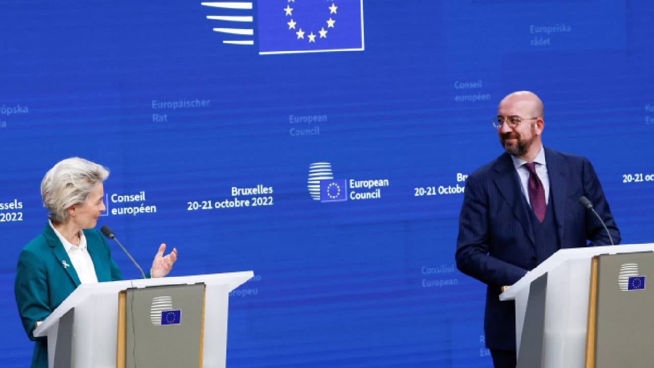 Los líderes de la UE se reúnen en Bruselas, Bélgica.