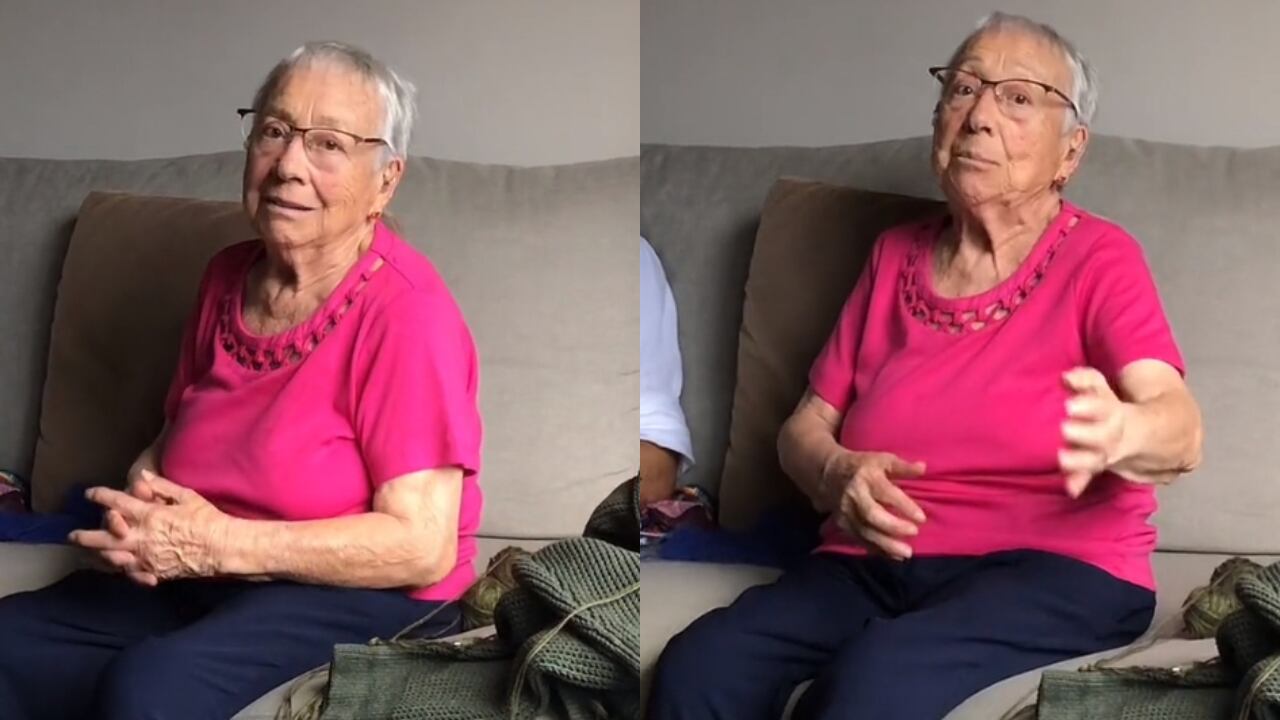 La mujer quería recordar sus años de joven.